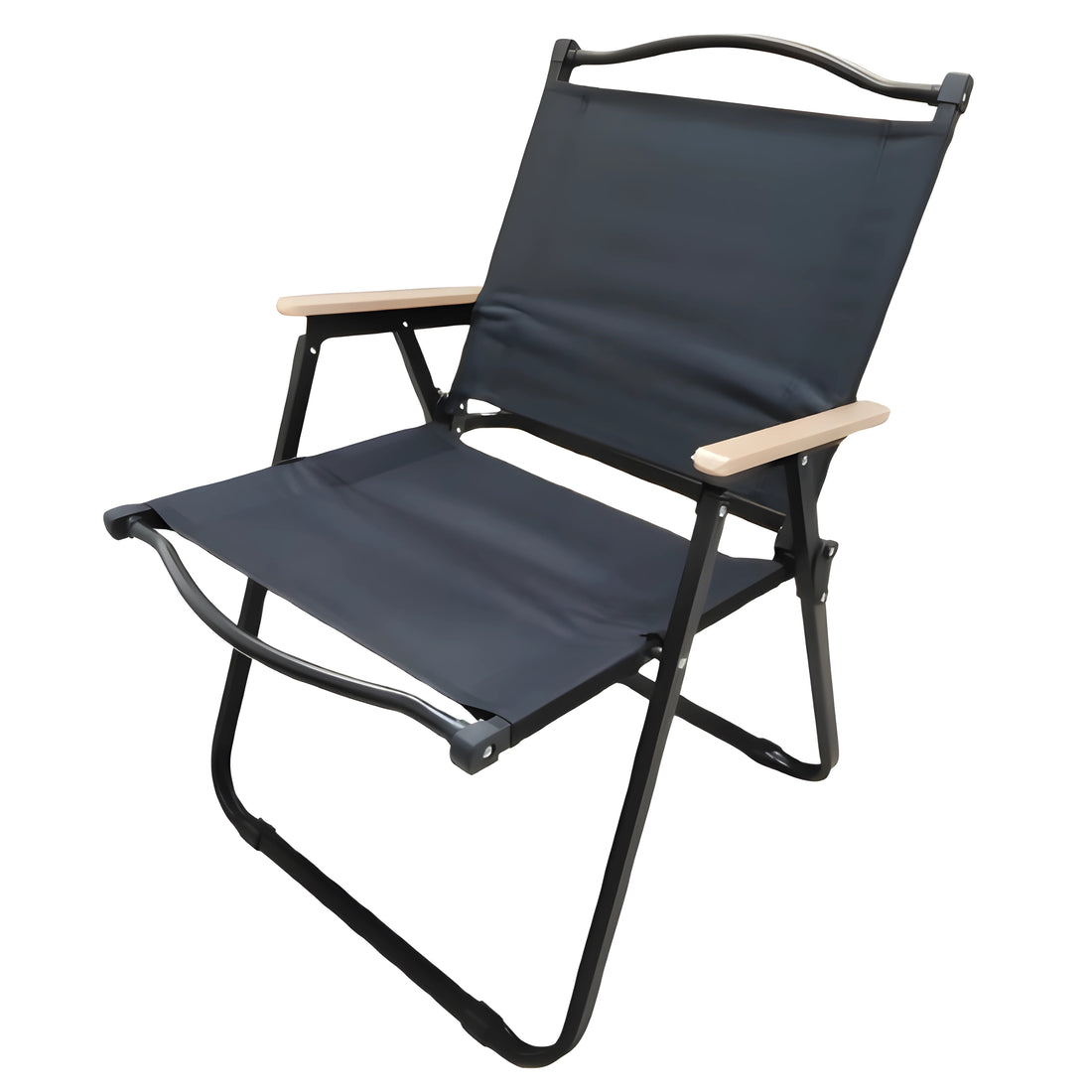 Premium Foldable Chair with Backrest & Armrest (Beige & Black Colors)– Ideal for Elders & Daily Use