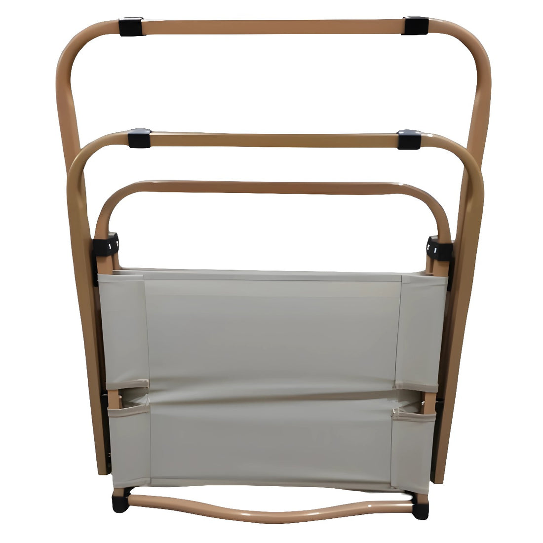 Premium Foldable Chair with Backrest & Armrest (Beige & Black Colors)– Ideal for Elders & Daily Use