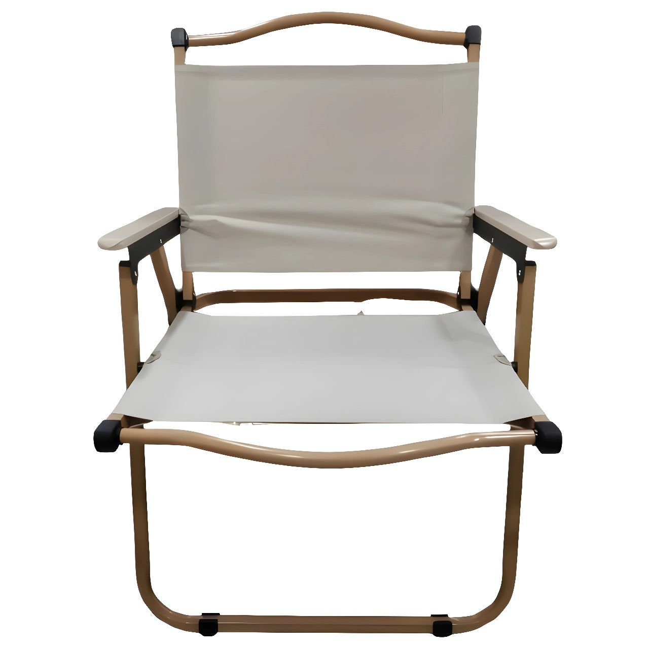 Premium Foldable Chair with Backrest & Armrest (Beige & Black Colors)– Ideal for Elders & Daily Use