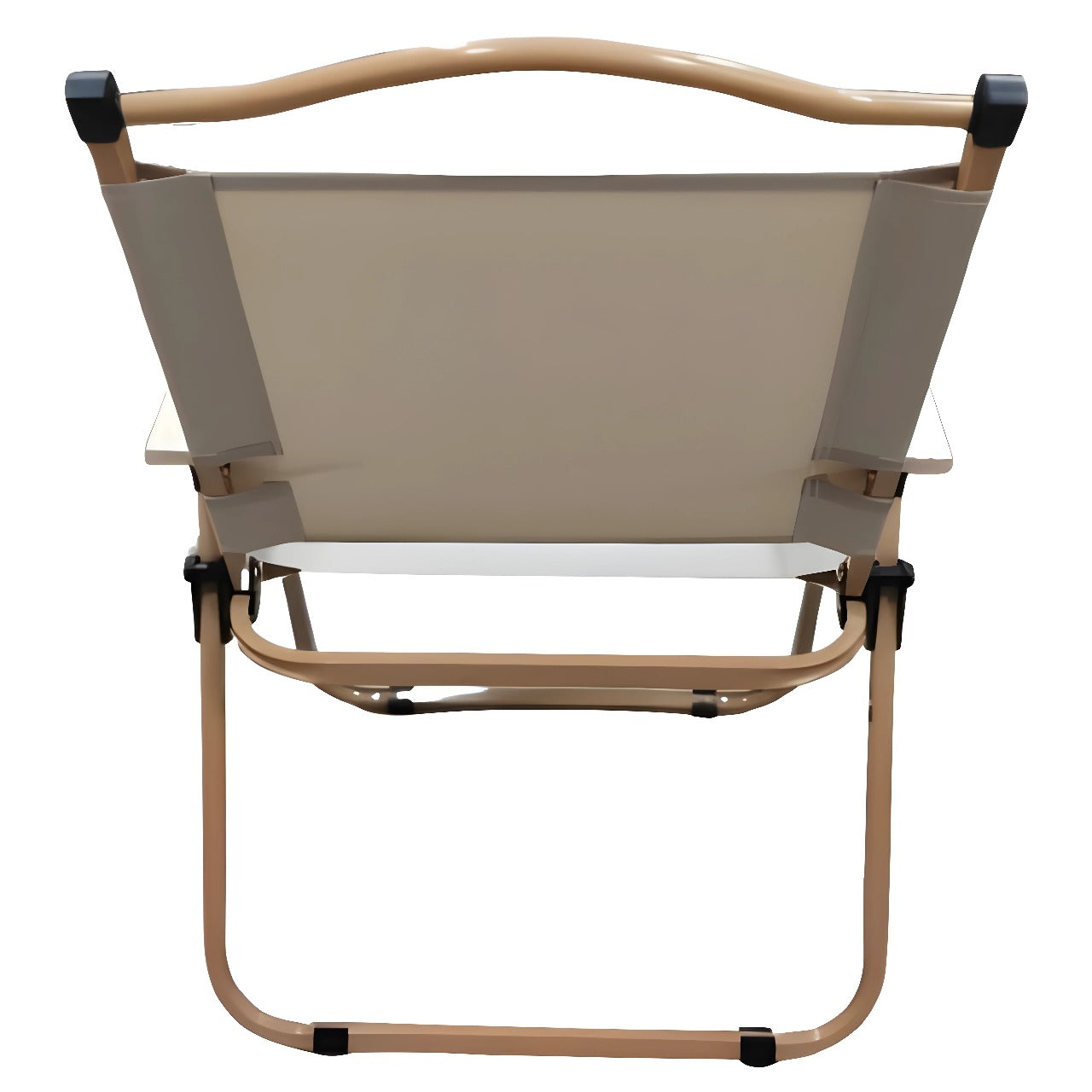 Premium Foldable Chair with Backrest & Armrest (Beige & Black Colors)– Ideal for Elders & Daily Use